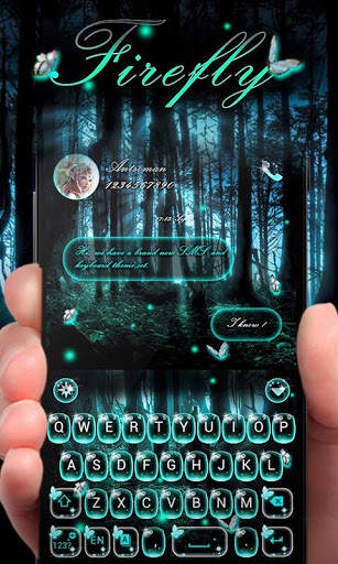 FireflyⅡGO Keyboard Theme स्क्रीनशॉट 1