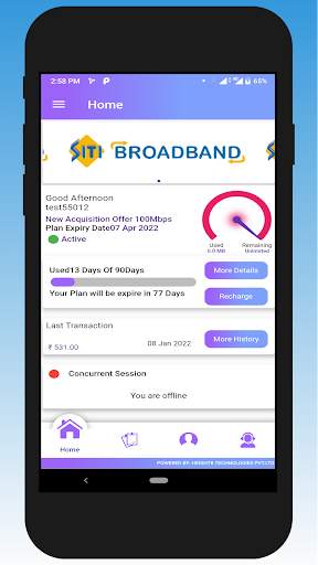 SITI BROADBAND screenshot 2