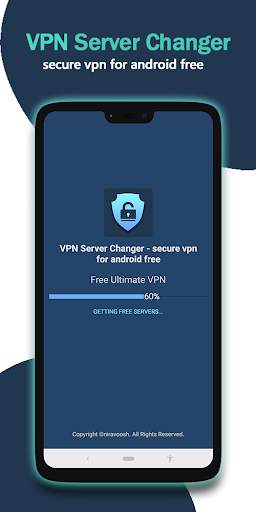 VPN Server Changer - secure VPN for android free screenshot 1