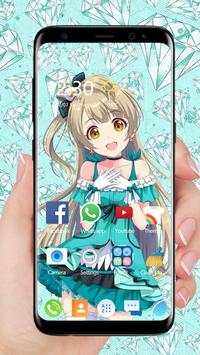 Anime Girl live Wallpaper screenshot 2