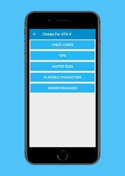 Cheats For GTA Five screenshot 3
