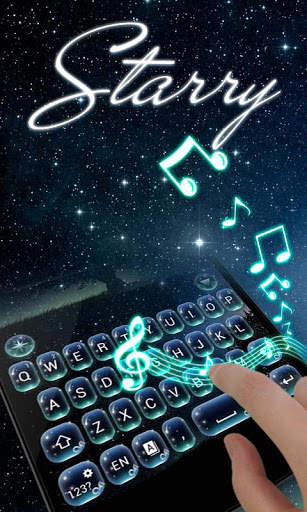 Starry GO Keyboard Theme Emoji screenshot 3