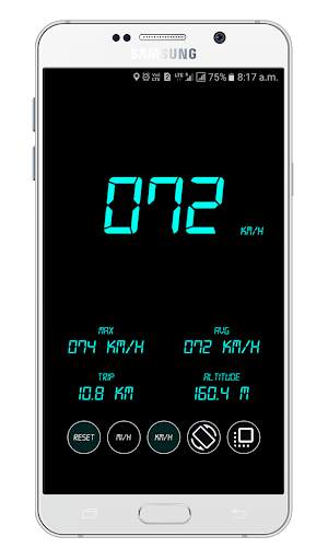 Speedometer GPS - DigiHUD, Trip Meter, Odometer screenshot 2