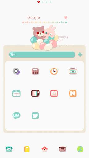 Love is dodol launcher theme screenshot 2