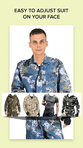 Military Man Photo Suit screenshot 5