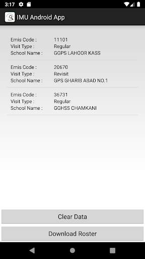 IMU Monitoring App screenshot 3