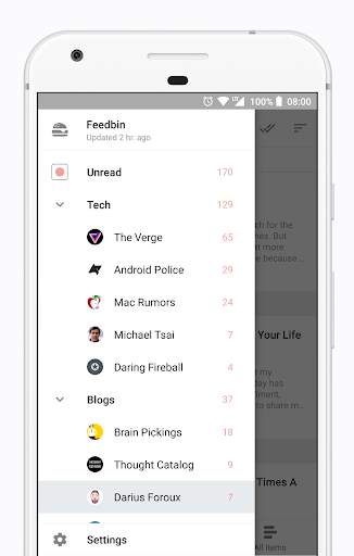 Readably - RSS | Feedbin, Inoreader and Fever API screenshot 3