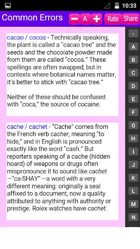 Common Errors in English screenshot 2