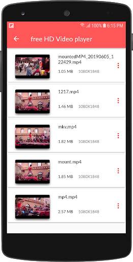 Video player App: Free HD Video player for Android 3 تصوير الشاشة
