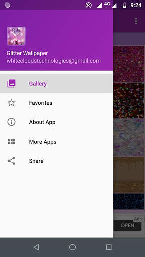Glitter Wallpaper Gallery screenshot 1