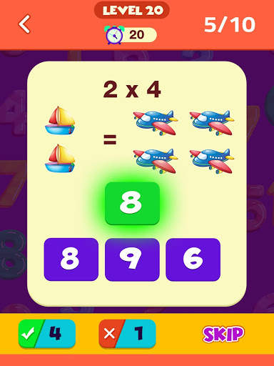 Math Duel: Two Player Math Game screenshot 9