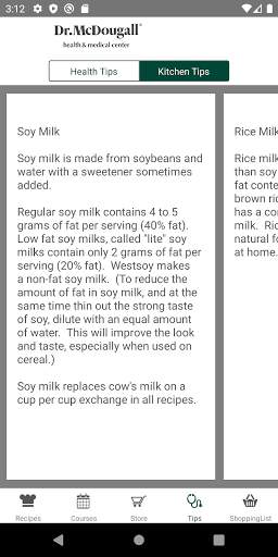 Dr. McDougall Mobile Cookbook screenshot 7