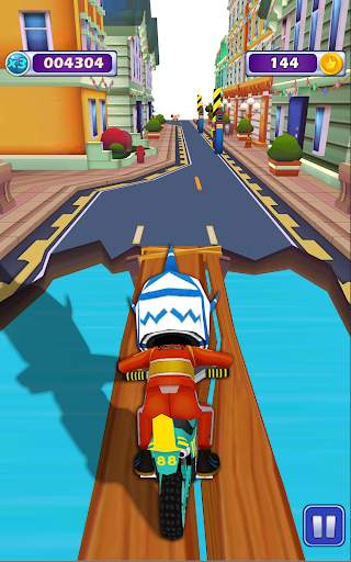 Subway Motorbike Runner screenshot 2