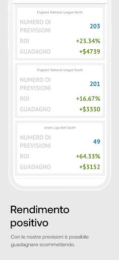 Pronostici Calcio Vincenti screenshot 4