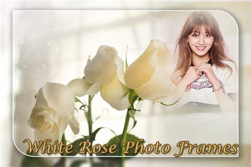 White Rose Photo Frame screenshot 1