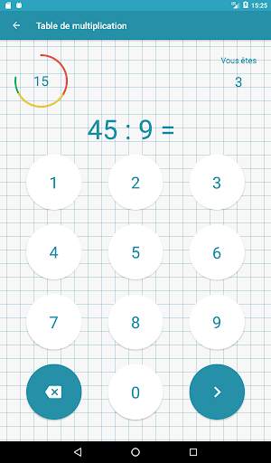 Table de multiplication screenshot 2