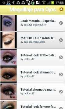 Maquillaje para Ojos screenshot 1