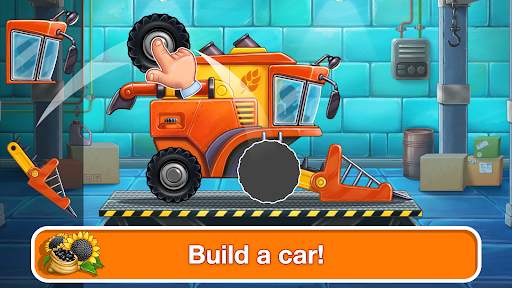 Tractor, car: kids farm games screenshot 11