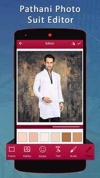 Pathani Photo Suit Editor 4 تصوير الشاشة