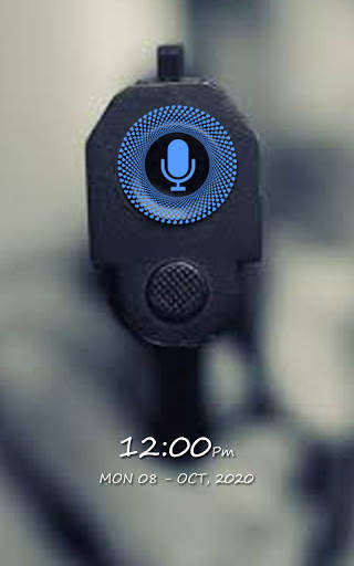 Gun Voice Lock Screen – Sniper Gun Theme screenshot 2