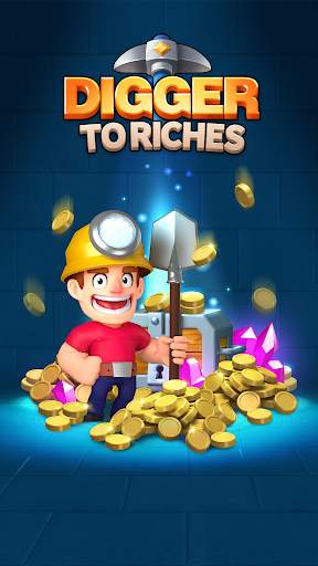 Digger To Riches： Idle mining game screenshot 1