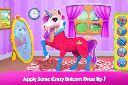 Fantasy Princess Unicorn Caring screenshot 5