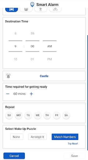 Alarm Genius - Live traffic & puzzles alarm clock screenshot 8