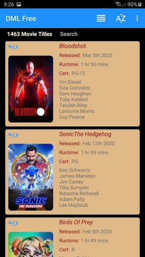 DML Mobile Free DVD Movie Library screenshot 1