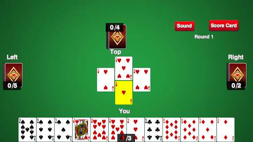 Spades Offline Card Game screenshot 1