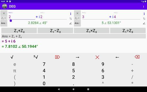 Complex Number Calculator - Rectangular | Polar скриншот 19