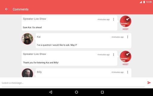 Spreaker Live Show 8 تصوير الشاشة