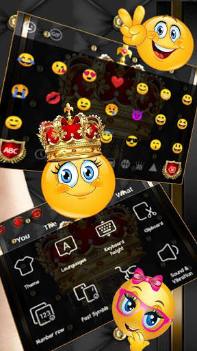 Royal Luxury Crown Keyboard Theme screenshot 3
