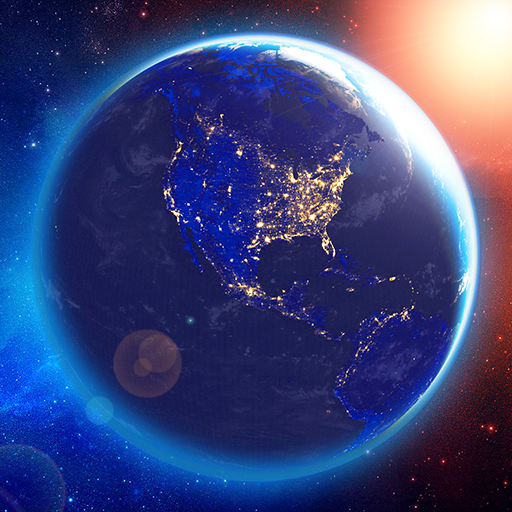 3D Earth &amp; Real Moon icon