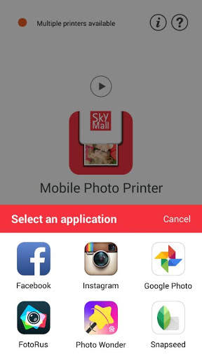 SkyMall Mobile Photo Printer screenshot 5
