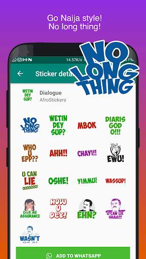 Stickermania - Naija Stickers & Memes for WhatsApp screenshot 4