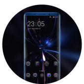 theme for black shining Music launcher icon