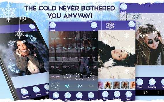 Winter Crown Stickers – Ice Princess Camera screenshot 1