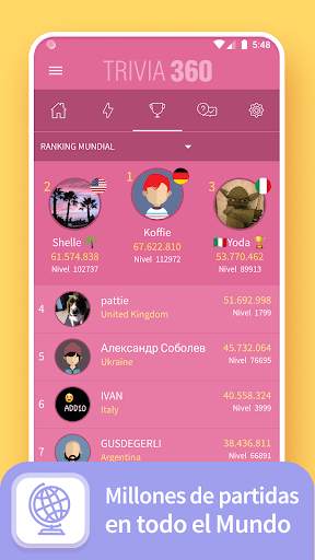 TRIVIA 360: Juego de preguntas screenshot 4