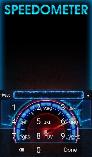 Speedometer Animated Keyboard   Live Wallpaper скриншот 5