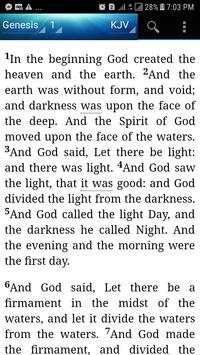 Holy Bible King James Version(KJV) screenshot 1