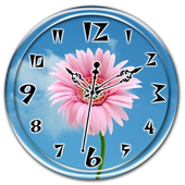 Gerberas Clock Live Wallpaper icon