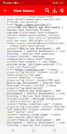 HTML website source code screenshot 2