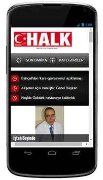 Halk Gazetesi Mobil screenshot 1