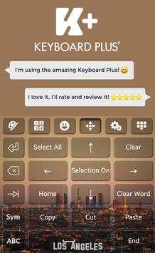 Los Angeles Keyboard Theme screenshot 4