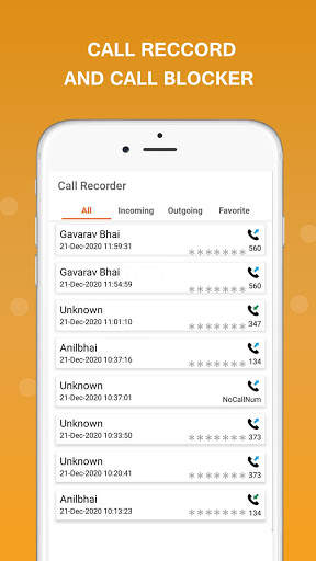 Call Recorder Free & Call Blocker, Blacklist screenshot 4