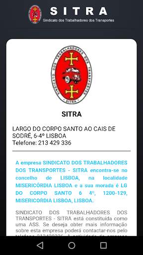Versão Antiga SITRA Mobile screenshot 1