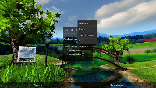 Parallax Nature: Summer Day 3D Gyro Wallpaper screenshot 3