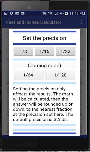 Feet and Inches Calculator screenshot 8