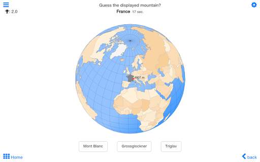 World country and flag quiz Mx screenshot 1