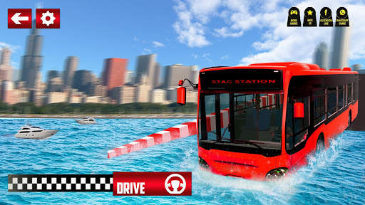 Game Simulator Mengemudi Bus River Coach 2020 screenshot 1